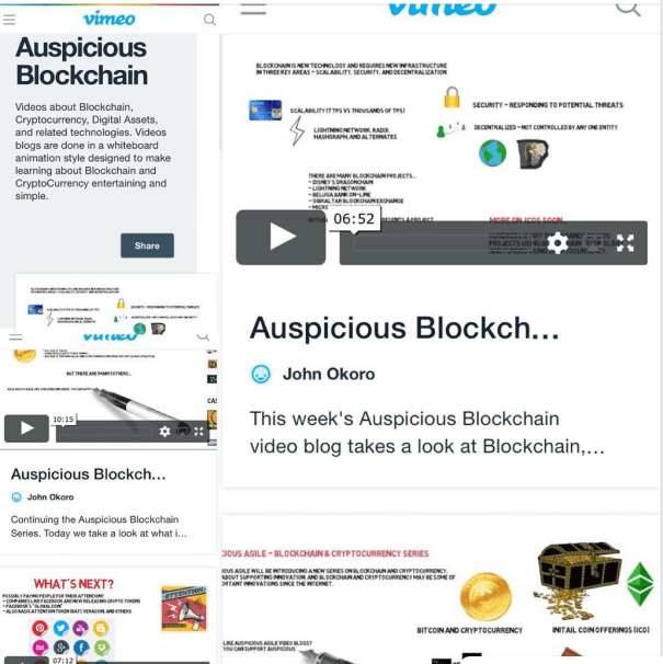 auspicious blockchain and agile