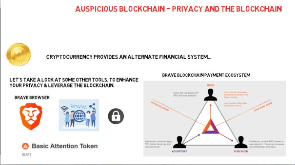 Auspicious Blockchain - Privacy and the Blockchain